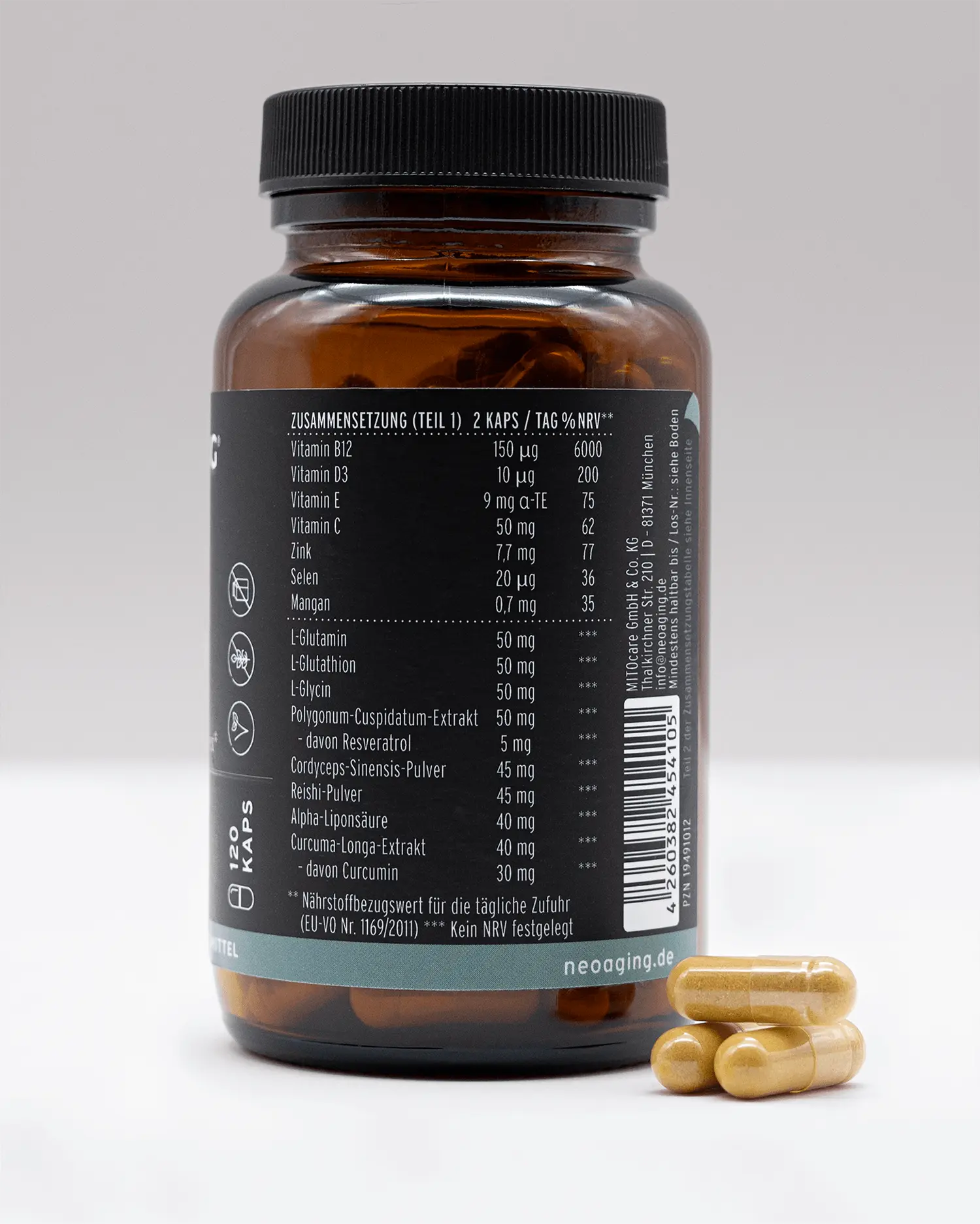 Antioxidantien Complex* mit Vitaminen, Reishi & Aminosäuren