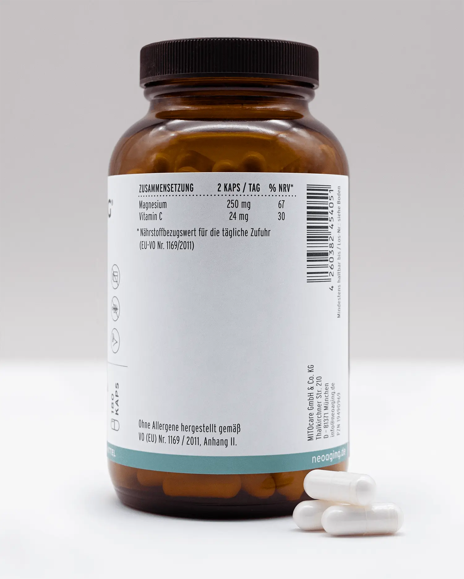 Magnesium Superior mit 7 Magnesiumformen & Vitamin C