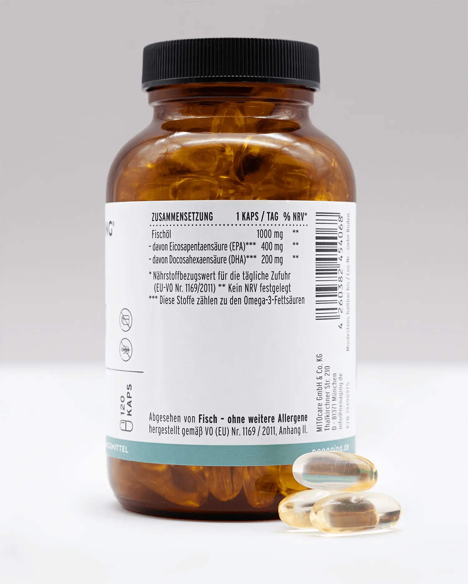 Omega 3 Superior mit EPA 400mg & DHA 200mg