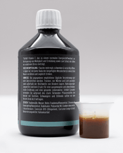 Cell Booster mit Vitamin C, Coenzym Q10 und Curcumin von NEOaging Longevity Supplement Produktfoto Zutatenliste
