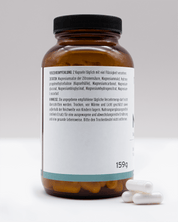 Magnesium Superior 7 Magnesiumformen mit Vitamin C von NEOaging Longevity Supplements Produktfoto Zutatentabelle