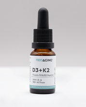 Vitamin D3 2000 IE und K2 MK7 All-Trans Superior Öl NEOaging Longevity Supplements Produkt vorne