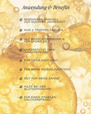 Anwendung & Benefits von Vitamin D3 + K2